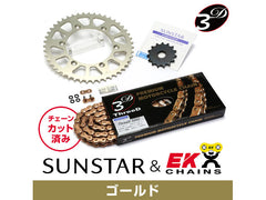 SUNSTAR KE30943 sprocket & chain kit (Gold) | KE30943