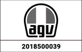 AGV CHEEK PADS K3 GREY/BLACK | 2018500039