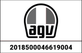 AGV CROWN PAD K6 S/K6 BLACK/GREY | 2018500046619004