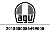 AGV CHEEK PADS PISTA GP RR GREY/YELLOW | 2018500056499005
