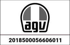 AGV CHEEK PADS PISTA GP RR BLACK/RED | 2018500056606011