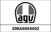 AGV TOP VENT K5 S/K-5 JET/K-5, BLACK | 20KA0004-002