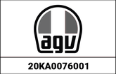 AGV TOP VENT AX-8 DUAL EVO/AX-8 DUAL, BLACK | 20KA0076-001