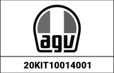AGV FRONT VENT COMPACT ST/COMPACT/NUMO/NUMO EVO ST, BLACK | 20KIT10014-001