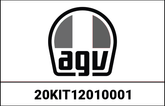 AGV CHIN VENT SLIDER SPORTMODULAR, BLACK | 20KIT12010-001