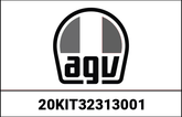 AGV MDS KIT REAR VENTS M13/G240/NEW SPRINTER, BLACK | 20KIT32313-001