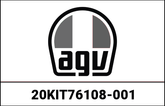 AGV PEAK AX-8 DUAL EVO/AX-8 DUAL (+aluminum screws), BLACK | 20KIT76108-001