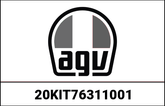 AGV KIT REAR EXTRACTOR (+mesh) AX9/AX-8 EVO/AX-8 DUAL WHITE | 20KIT76311001