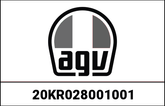 AGV MICRO OPENING BUTTON K1 BLACK | 20KR028001001