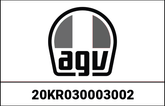 AGV CHIN VENT FRAME K3 SV/K1 BLACK | 20KR030003002