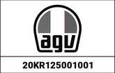 AGV FRONT VENT COVER PAINTED TOURMODULAR BLACK | 20KR125001001