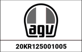 AGV FRONT VENT COVER PAINTED TOURMODULAR LUNA GREY | 20KR125001005