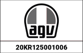 AGV FRONT VENT COVER PAINTED TOURMODULAR STELVIO WHITE | 20KR125001006