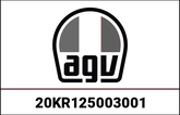 AGV SLOT INTERCOM COVER LEFT TOURMODULAR BLACK | 20KR125003001