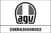 AGV KIT FRONT VENTS EXTERNAL PART K6 MATT BLACK | 20KR630008002