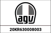 AGV KIT FRONT VENTS EXTERNAL PART K6 WHITE | 20KR630008003