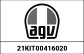 AGV SPOILER K5 S/K-5 JET/K-5 PEARL WHITE | 21KIT00416020