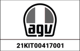 AGV SPOILER K5 S/K-5 JET/K-5 (ML-L-XL-XXL), BLACK | 21KIT00417-001