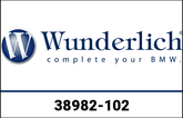 Wunderlich "Sport" Tail Section Licence Plate Holder - Black | 38982-102