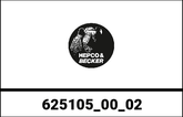 Hepco & Becker Saddlebag tube-carrier for leatherbags-chrome for Honda CA 125 Rebel | 625105 00 02
