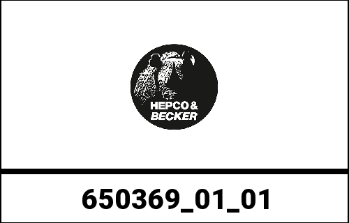 Hepco & Becker Tube Topcasecarrier-black for Suzuki GSX-R 750 W 1993 | 650369 01 01