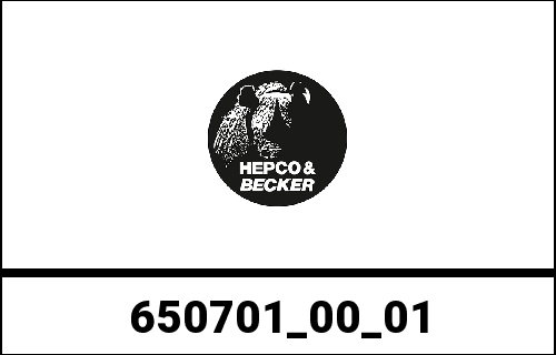 Hepco & Becker Side-and Topcasecarrierset-black for Ducati Pantah 500 / Pantah 600 | 650701 00 01