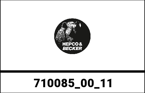 Hepco & Becker Replacement lid for Xceed side case black | 710085 00 11