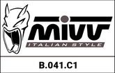 Mivv NO-KAT PIPE STAINLESS STEEL | B.041.C1