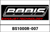 Bodis GPC-RS II-GEX, Slip-On, Stainless Steel Black for BMW S1000R (2017-2019) | BS1000R-007