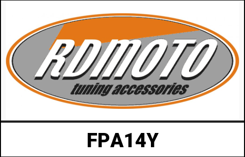 RD Moto Fork Preload Adjusters Yellow | FPA14Y