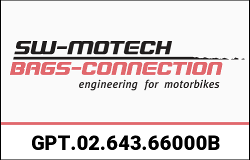 SW MOTECH DUSC XL top case system. Black. 55 l. Voge DS900X (23-). | GPT.02.643.66000/B