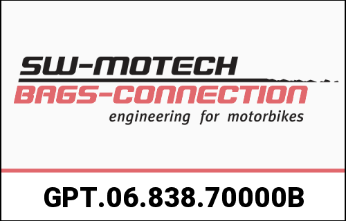 SW Motech TRAX ADV top case system. Black. Yamaha Niken GT (22-). | GPT.06.838.70000/B