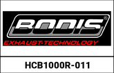 Bodis MGPX2-GE, Slip-On, Stainless Steel Black for HONDA CB1000R (2018-2019) | HCB1000R-011