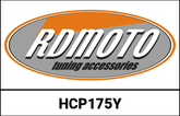 RD Moto Handlebar End Yellow | HCP175Y