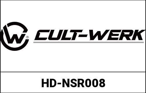 Cult-Werk Headlight mask "Custom" (shiny black) | HD-NSR008
