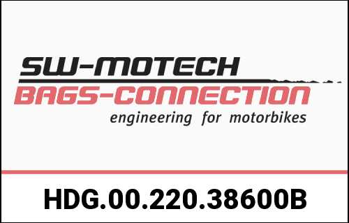 SW MOTECH Adventure handguard kit. Black. Triumph Speed Triple S / RS (18-). | HDG.00.220.38600/B