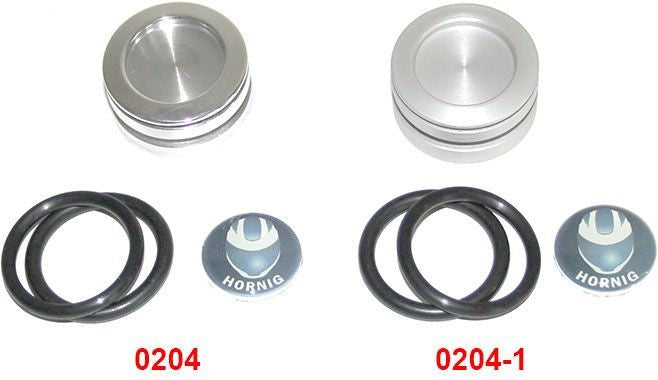 Hornig Rear wheel centre cover, Natural anodized | 0204-1