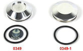 Hornig Swingarm pivot cover left, Without emblem | 0349-1