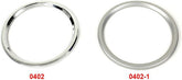 Hornig Speedometer trim, Natural anodized | 0402-1