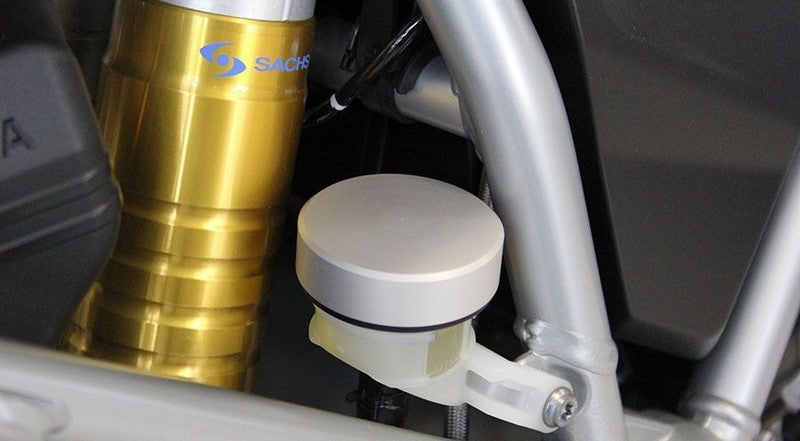 Hornig Foot brake fluid reservoir cover, Anodized | 0727-1