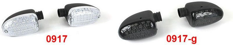 Hornig LED turning signals with grey lenses | 0917-g