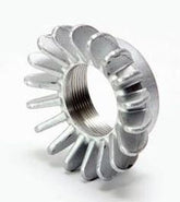 Hornig Star grip nut with long fins | 1811270