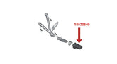 Hornig / ホーニグ ピン Foot-peg rubber (passenger) for BMW R 1200 GS LC (2013-2018) & R 1200 GS Adventure LC (2014-2018) | 18530640