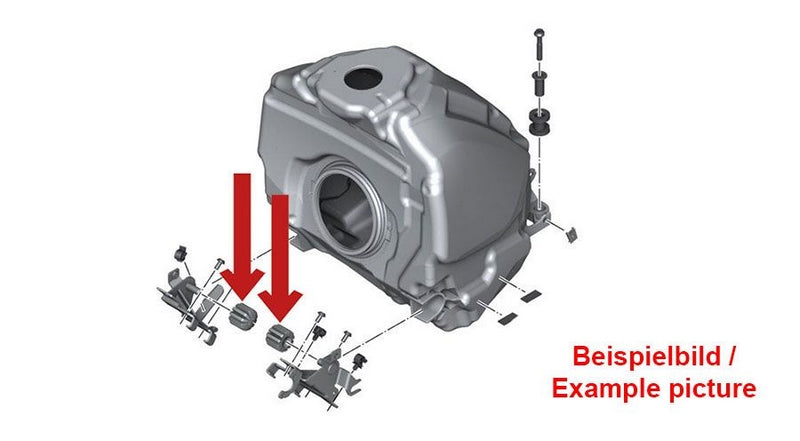 Hornig / ホーニグ ピン Bump stop tank / seat for BMW K75 & K100 | 2323615