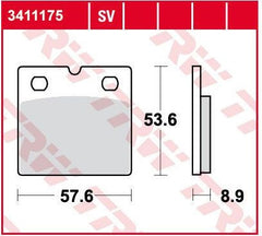 Hornig Brake pads front | 3411175