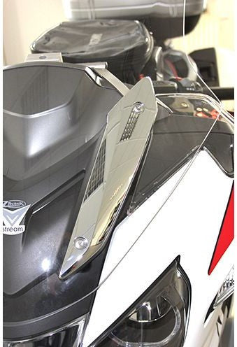 Hornig Windscreen panels chrome, 2 pieces | 367337-338