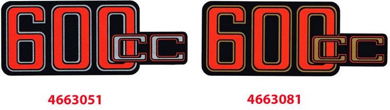 Hornig Sticker 600cc red/black/gold | 4663081