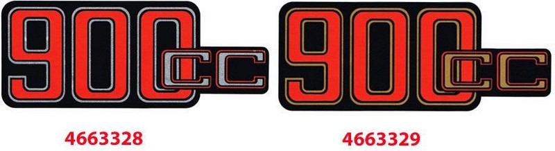 Hornig Sticker 900cc red/black/gold | 4663329