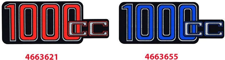 Hornig Sticker 1000cc red/black/silver | 4663621