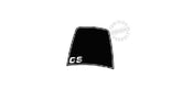 Hornig / ホーニグ ピン Sticker for wind deflector, black for BMW GS | 4663906